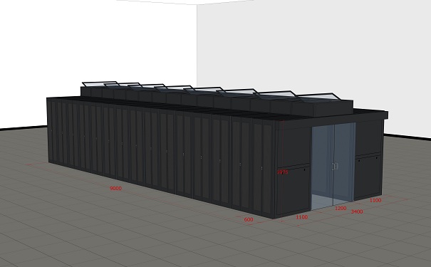 麥森特智能冷通道機(jī)房機(jī)柜系統(tǒng)